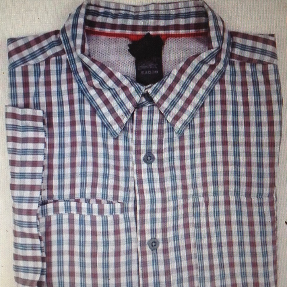 North Face Men's Nylon Button Down Shirt